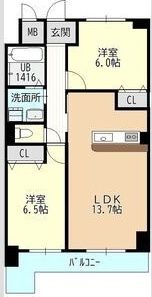 ヒルザコートの間取り画像