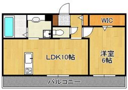 モンステラ朽網駅前の間取り画像