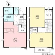 ボヌール弐番館の間取り画像