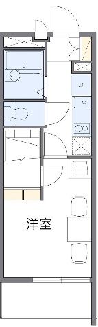 レオパレスカサブランカ柏の間取り画像