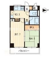 アヴニール若宮の間取り画像