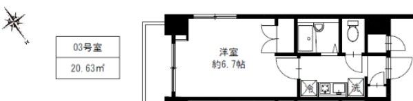 プライマル西船橋の間取り画像
