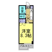 クマノハイツの間取り画像