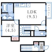 ざ・してぃ須磨Vの間取り画像