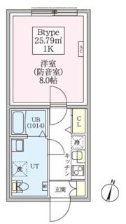 防音マンション スカイラシクラス武蔵関の間取り画像