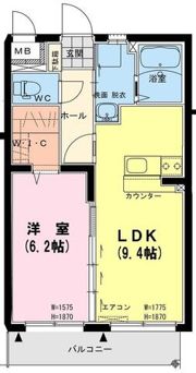ボナール出北の間取り画像