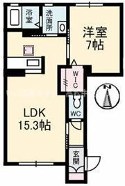 プロヌーブ三条の間取り画像