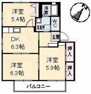メゾンラフィネ B棟の間取り画像