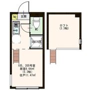 ソレイユ南長崎の間取り画像