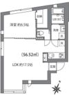 ルクール市ヶ谷払方町(旧ARK HOUSE 市ヶ谷払方町)の間取り画像