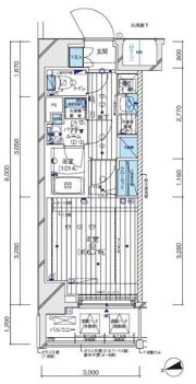メインステージ横濱阪東橋の間取り画像