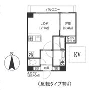 アジールコート芝公園の間取り画像