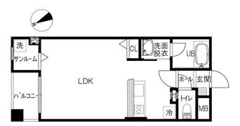 Amanciel金沢駅前の間取り画像