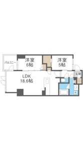 S-RESIDENCE谷町六丁目aloの間取り画像