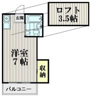CASA滝王子の間取り画像