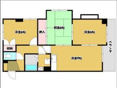第3コーポ濱本の間取り画像