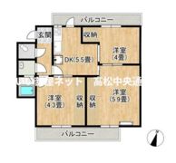 ヴィラナリー善通寺の間取り画像