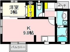 セルシオハイツⅢの間取り画像