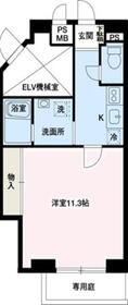 エスエスハイツ市川の間取り画像