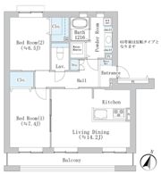 トレステージ浦和の間取り画像