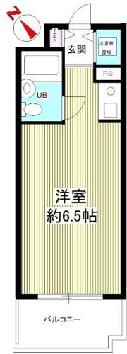 マリオン横浜Ⅳ花ノ木の間取り画像