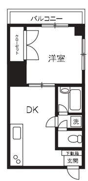 スタジオ谷中の間取り画像