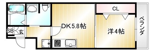 Cocon京都一条の間取り画像