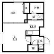 NOVEL北広島の間取り画像
