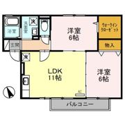 セジュールあかねの間取り画像