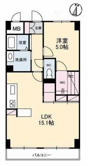 ジュネス南蔵王 弐番館の間取り画像