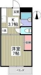 第二サンライフ大嶋の間取り画像