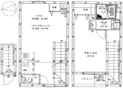 パークノート東日暮里の間取り画像
