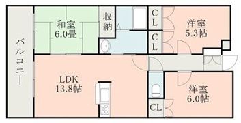 カンフォートの間取り画像