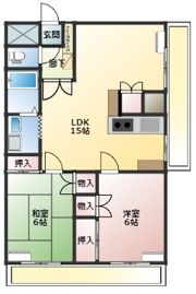 メゾン八尾の間取り画像