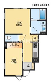 ラ・フォンターナの間取り画像