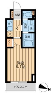 HF関内レジデンスの間取り画像