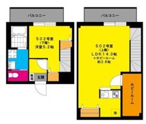 b’CASA山下町の間取り画像