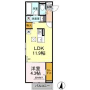 D-residence西町の間取り画像