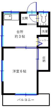 原第2アパートの間取り画像