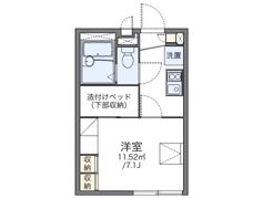 レオパレスレルヒェの間取り画像