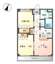 ハートピアの間取り画像