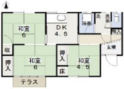 中仙道1丁目借家20-20-3の間取り画像