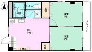 吉原山崎マンションの間取り画像
