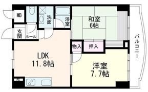 サンビレッジ段原の間取り画像