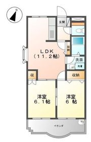 ロジュマンの間取り画像