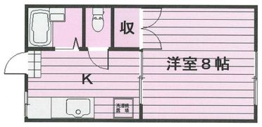 パールハイツ Bの間取り画像