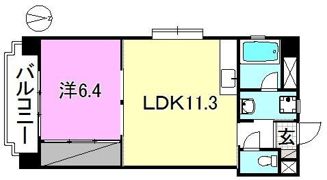 日興ビル中央の間取り画像