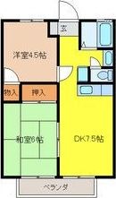 コーポ遊園の間取り画像