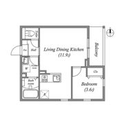 Amour Ville 江坂の間取り画像