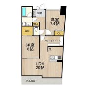 フロンティアタワー難波EAST (旧グランソレイユ日本橋)の間取り画像